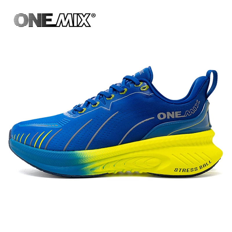 Cushioning Running Shoes Unisex – Non-Slip, Lace-Up Sports Sneakers for Heavy Runners