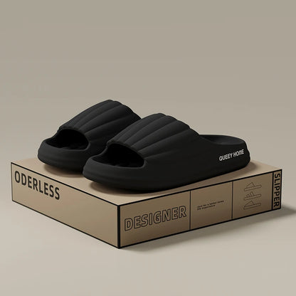 Stylish Men S Slippers Thick Sole Pressure Distribution Soft Bouncy Comfort Beach Sandals Anti Slip