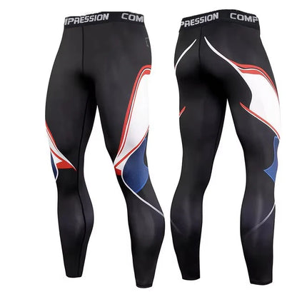 Men's Compression Leggings – Gym Training Tights & Sports Pants