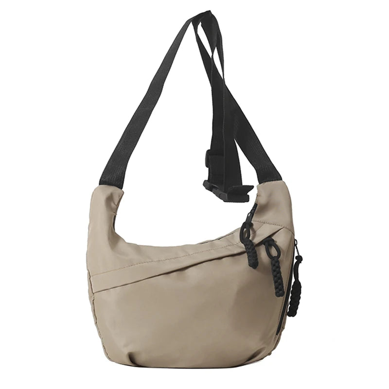 Lightweight Crossbody Shoulder Bag – Casual Nylon Sling