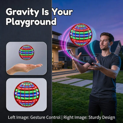 Flying Orb Ball Toy – Hand-Controlled LED Boomerang Spinner