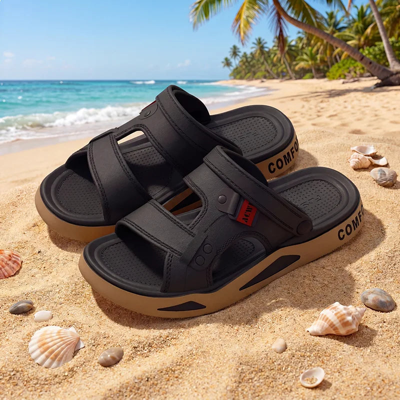 Men's Sport Sandals EVA Platform Adjustable Strap Slides