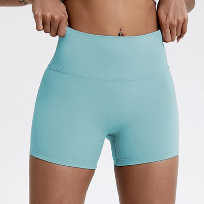 High-Waist Butt Lift Sports Shorts – Slim Fit Running & Cycling Shorts for Women