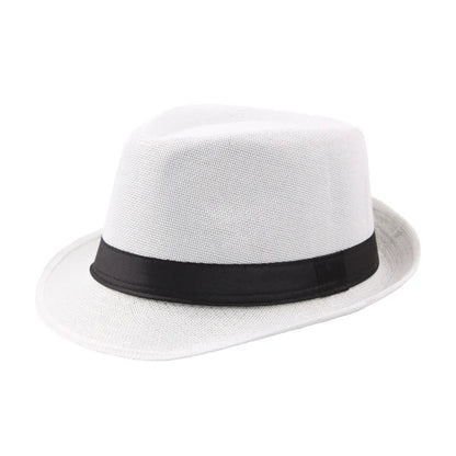 Fedora Sun Hat – Wide Brim Panama Jazz Cap for Men & Women