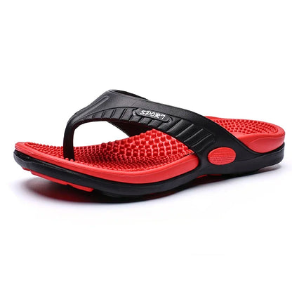 Massage Flip Flops Men Summer Breathable Beach Shoes Sandals Luxury Plus Big Size Slippers 46