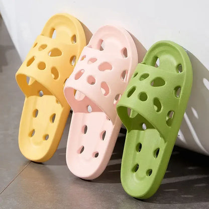 EVA Hole Slides – Unisex Anti-Slip Bathroom Slippers