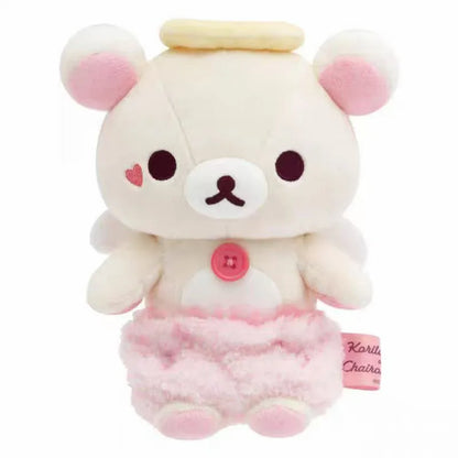 Rilakkuma Plush Keychain – Kawaii Angel & Devil Stuffed Bear Pendant