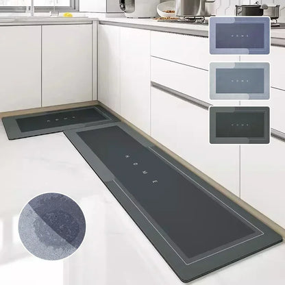 Diatomite Kitchen Mat – Non-Slip Super Absorbent Floor Rug