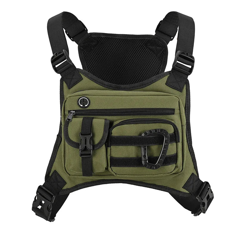 Tactical Chest Bag – Men's Outdoor Vest Rig with Multi-Pockets