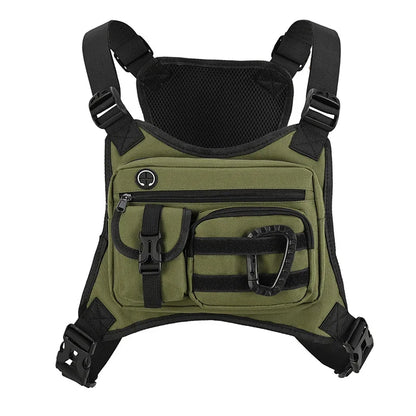 Tactical Chest Bag – Men's Outdoor Vest Rig with Multi-Pockets