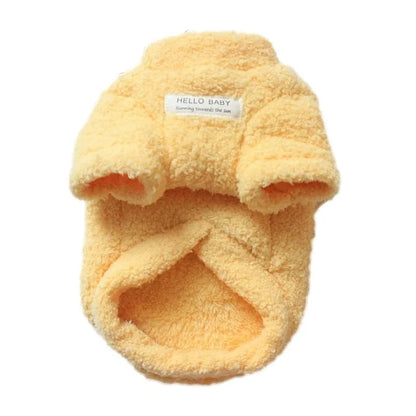 Fleece Dog Sweater – Warm Winter Coat for Small Dogs & Cats