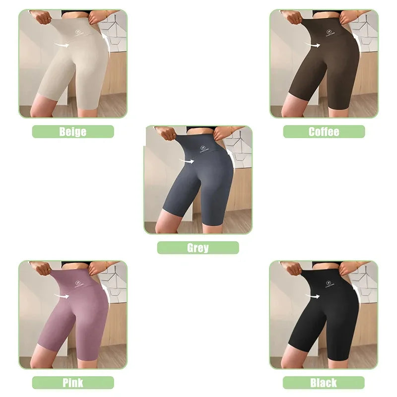 High Waist Biker Shorts for Women – Push Up Gym Cycling Yoga Leggings