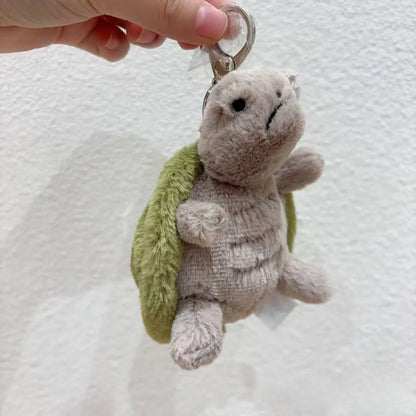 Kawaii Plush Keychain Bag Charm – Cute Food & Animal Mini Plush Toy