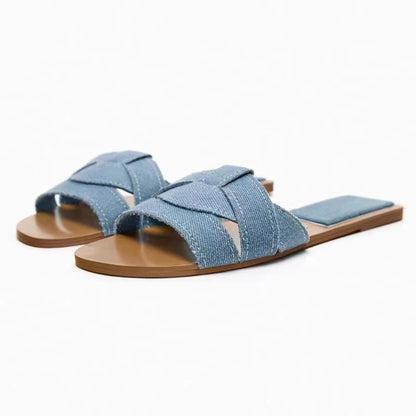 Summer Designer Women S Solid Color Slippers Zapatos De Mujer Shoes