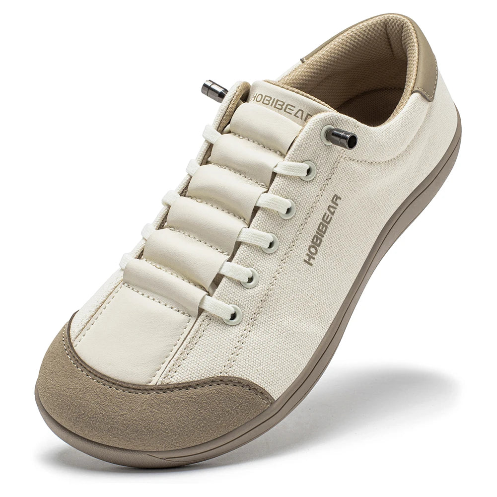 Barefoot Shoes Wide Toe Box Unisex Canvas Sneakers by Hobibear