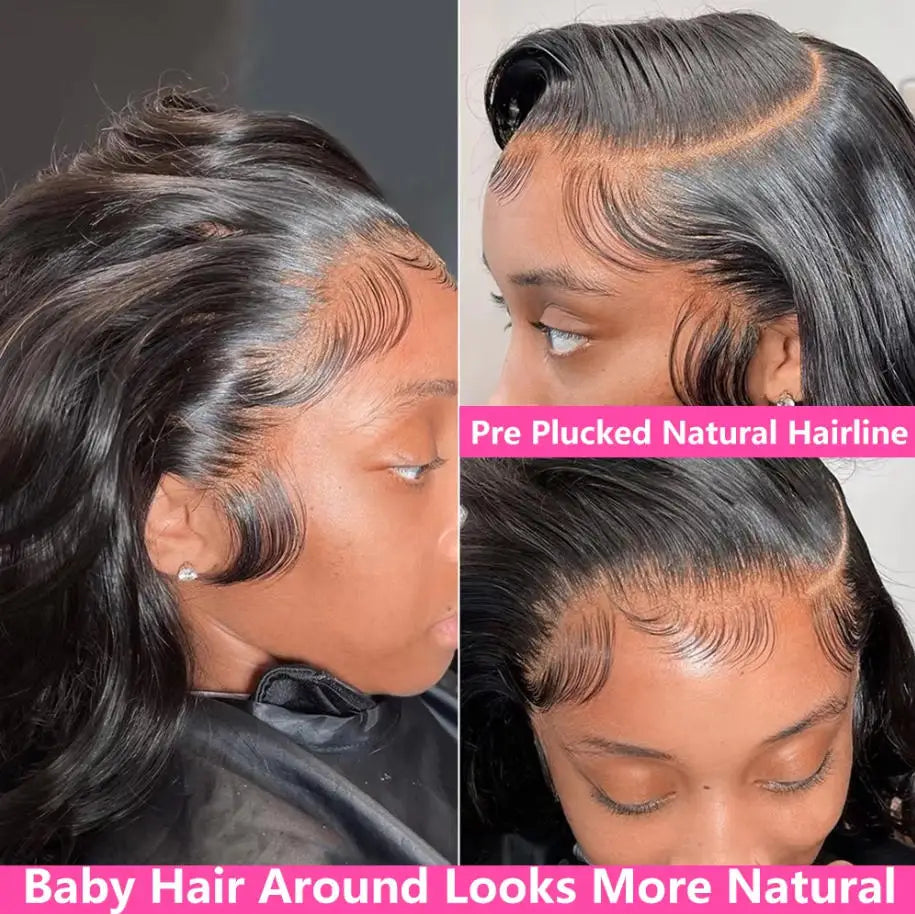 40 42 Inches Silky Smooth Natural Black Body Wave Virgin Lace Wig 16 13x6 Wide Hd Front 13x4 Daily