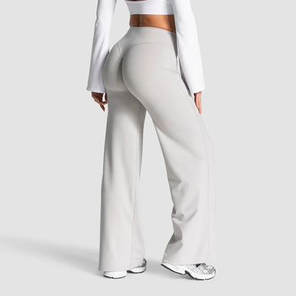 Scrunch Butt Wide Leg Pants - Women's Yoga & Gym Leggings