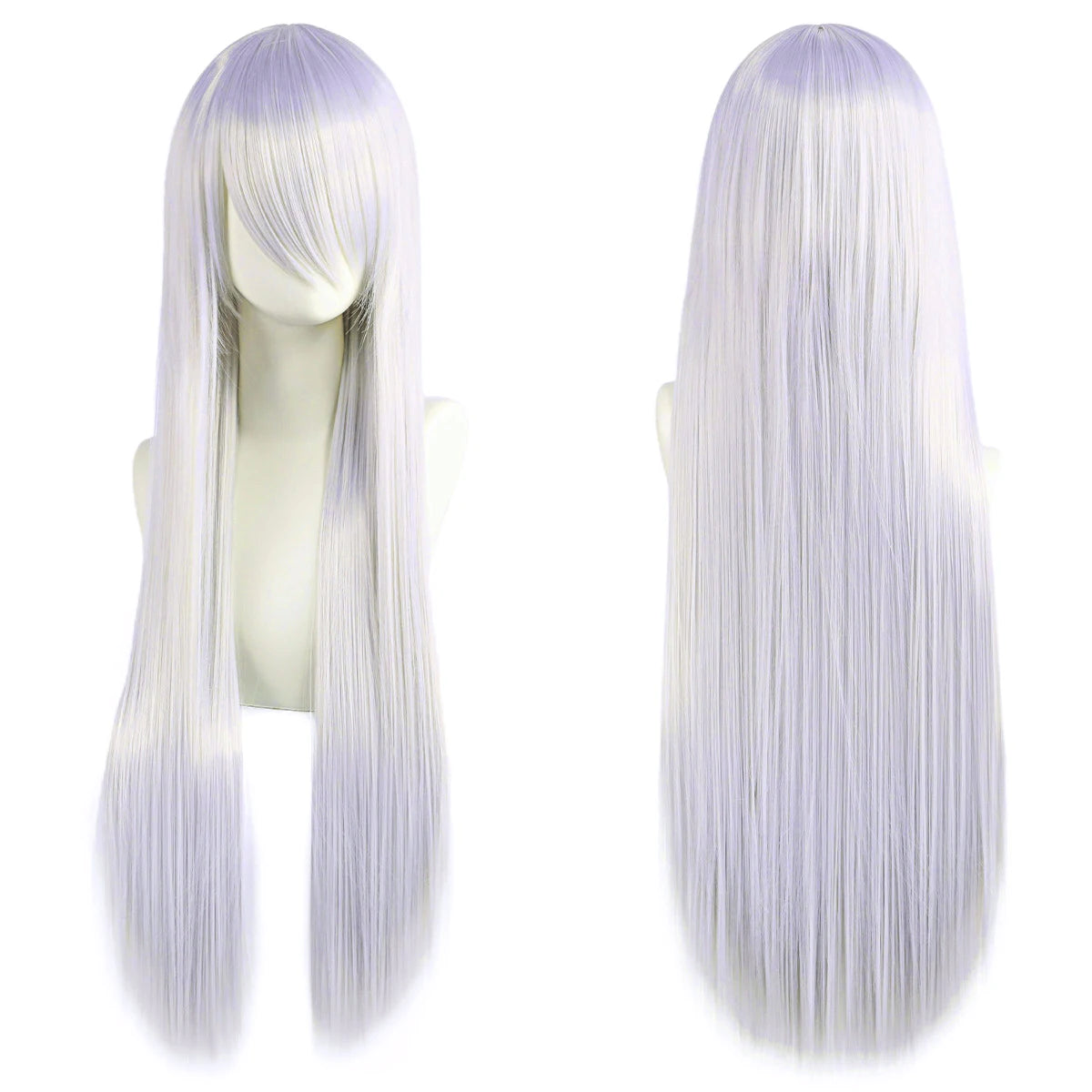 Long Straight Cosplay Wig – 32 Inch Synthetic Lolita Hair, 36 Colors