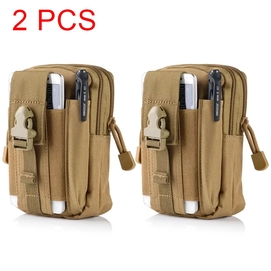 Tactical Molle Waist Bag Phone Pouch Belt Fanny Pack