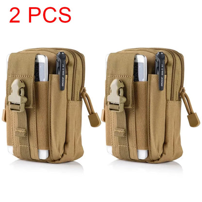 Tactical Molle Waist Bag Phone Pouch Belt Fanny Pack