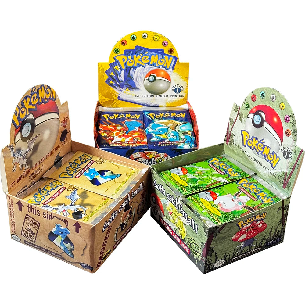 Pokemon TCG Vintage Booster Packs – Base Set, Jungle & Fossil