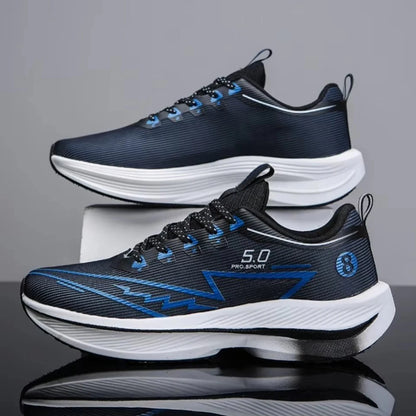 Carbon Plate Running Shoes – Soft Cushion Shock-Absorbing Unisex Sneakers