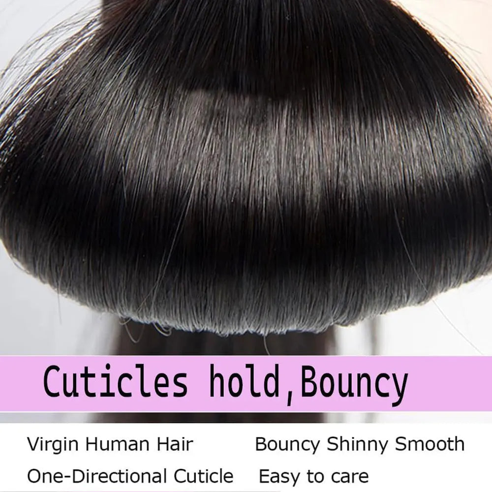 Brazilian Long Straight Hair 26 28 30 Inch 15a Human Bundles Bone Unprocessed Virgin 1