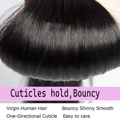 Brazilian Long Straight Hair 26 28 30 Inch 15a Human Bundles Bone Unprocessed Virgin 1
