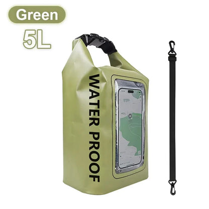 Waterproof Dry Bag with Touch Screen Window – 2L & 5L