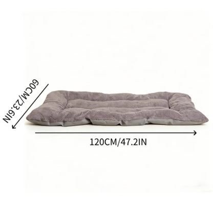 Plush Dog Bed Mat – Thick Soft Crate Pad for Small to Large Pets