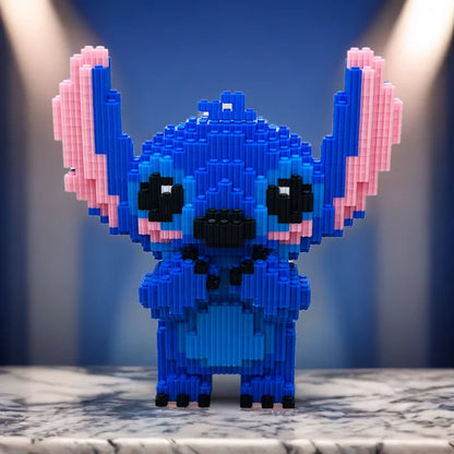 Stitch Mini Building Blocks 3D Model – 21cm DIY Brick Assembly Toy
