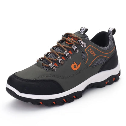 Men's Non-Slip Slip-On Hiking Shoes – Comfortable Outdoor Walking Sneakers