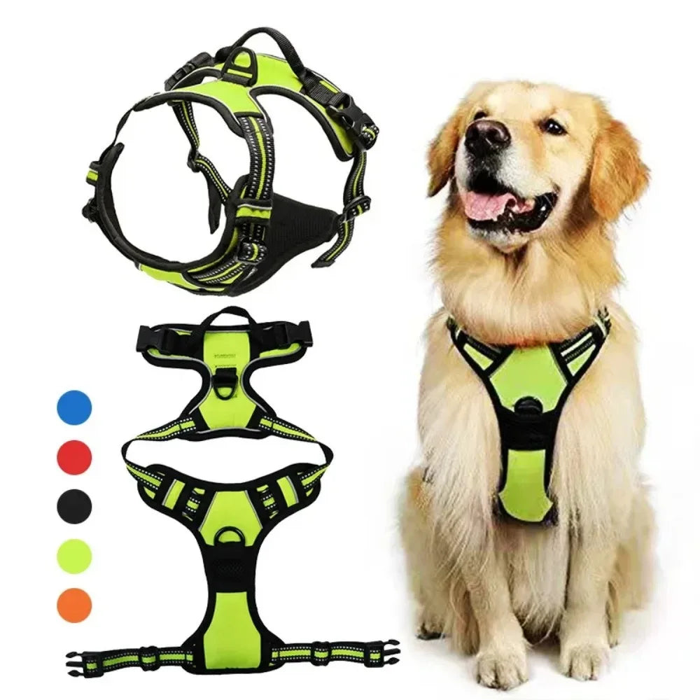 Dog Harness – Reflective Adjustable Breathable Vest for S/M/L/XL