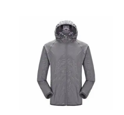 Waterproof Hiking Jacket for Men & Women – Quick Dry Outdoor Hooded Windbreaker