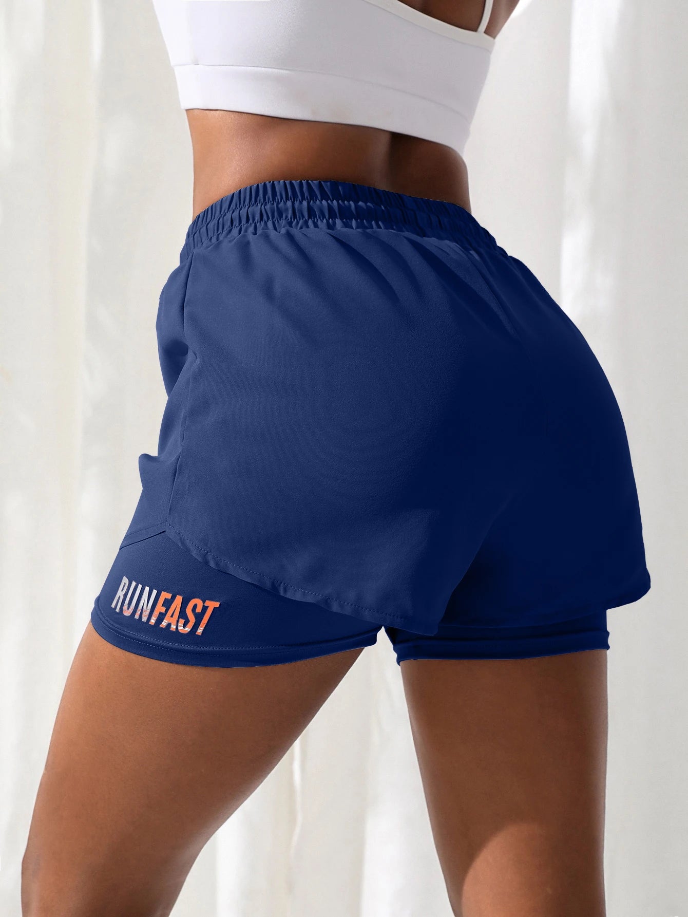 Women's 2-in-1 Running Shorts – High Waist Yoga Workout Shorts