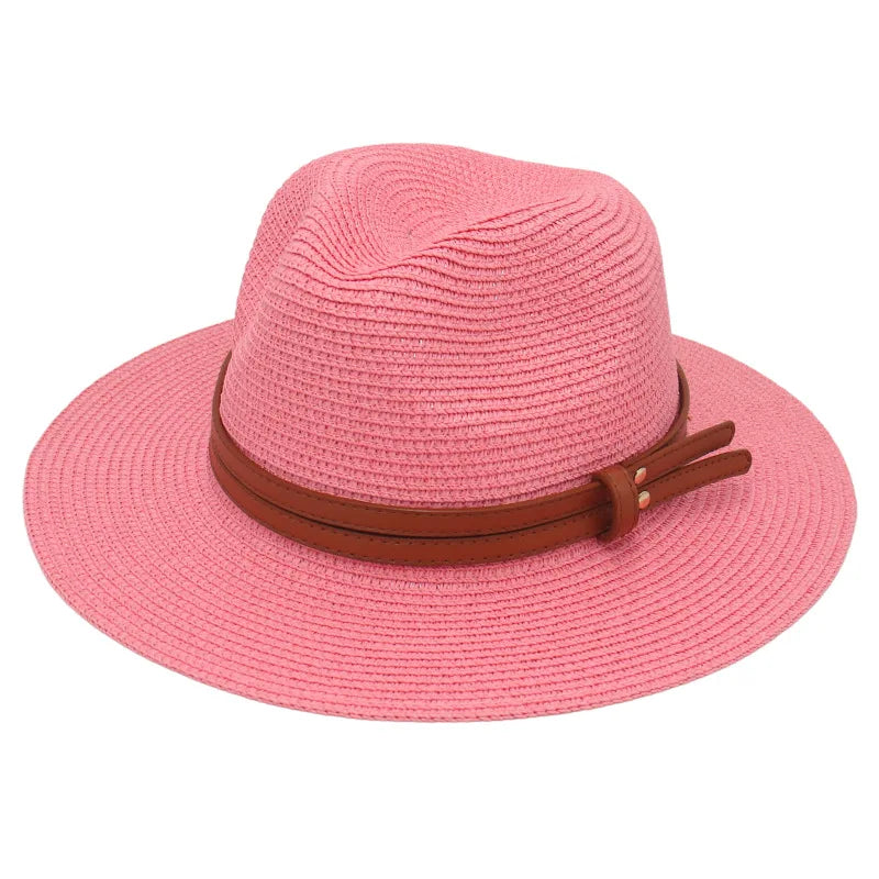 Panama Straw Sun Hat – Unisex Wide Brim Beach & Summer Hat