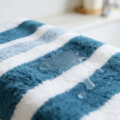 18-Piece Luxury Bath Towel Set – Quick-Dry, Highly Absorbent Striped Towels