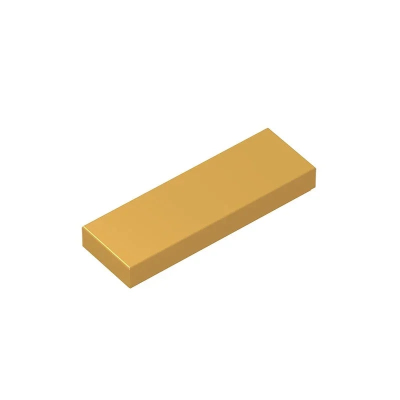 GoBricks 1x3 Tile Building Block – Compatible with LEGO 63864 (GDS-562)