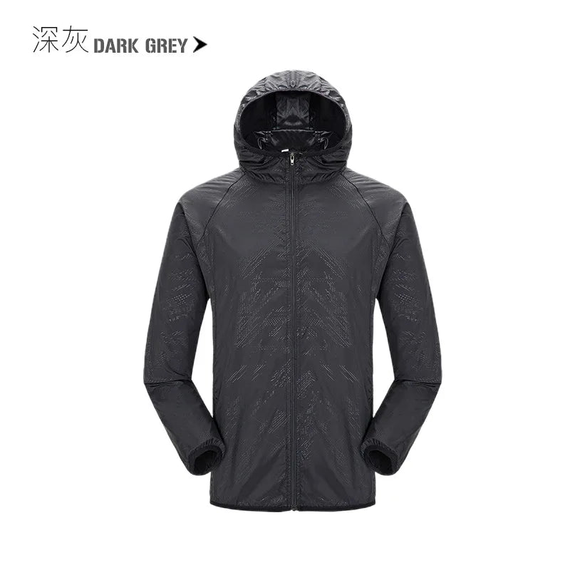 Waterproof Rain Jacket for Men & Women – Quick Dry Outdoor Coat