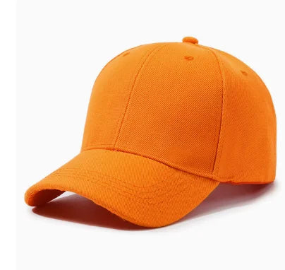 Plain Baseball Cap – Unisex Adjustable Snapback Hat