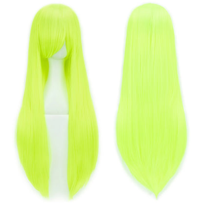32 Inch Long Straight Synthetic Wig – Cosplay & Party, 36 Colors
