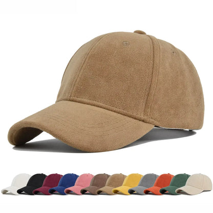 Unisex Snapback Baseball Cap – Solid Retro Adjustable Hat for Men & Women