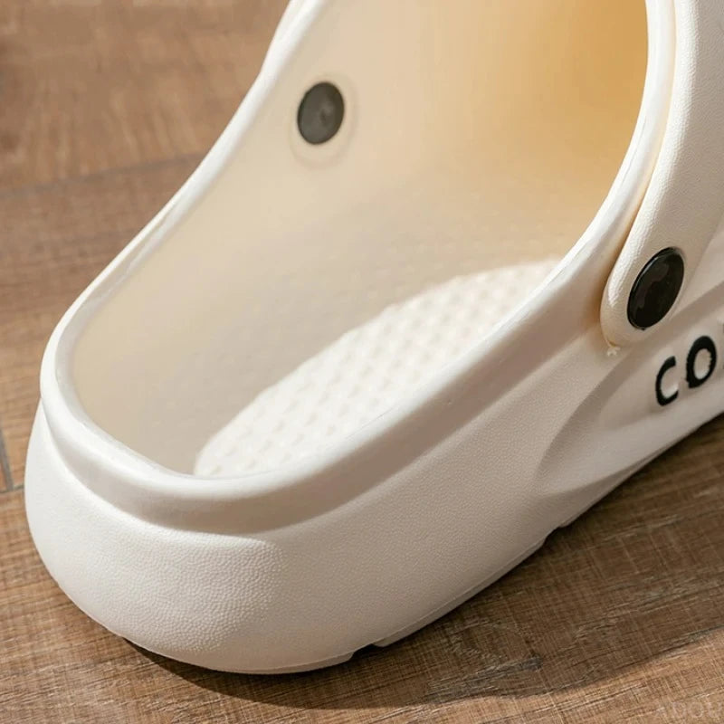 Hollow Clog Slippers – Thick Platform Anti-Slip Indoor Outdoor Shoes