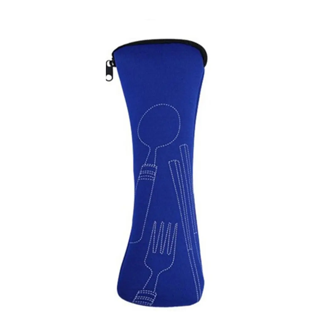 Portable Cutlery Travel Bag – Zippered Utensil Pouch for Picnic & On-the-Go