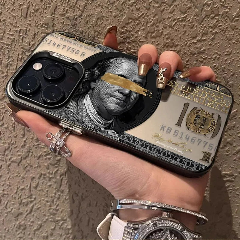 Dollar Popular Design Pc Phone Case Iphone 15 16 14 Plus 16e 13 12 Pro Max Shockproof Matte Hard Usd