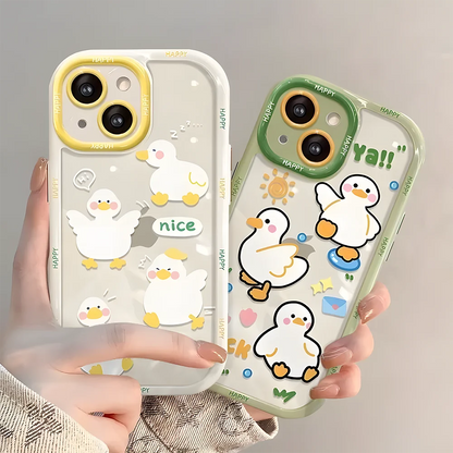 Cut Cat Aninal Phone Case Iphone 15 Funda 16 17 Pro Max 11 13 14 12 7 8 Plus Se 2020 Air 17promax