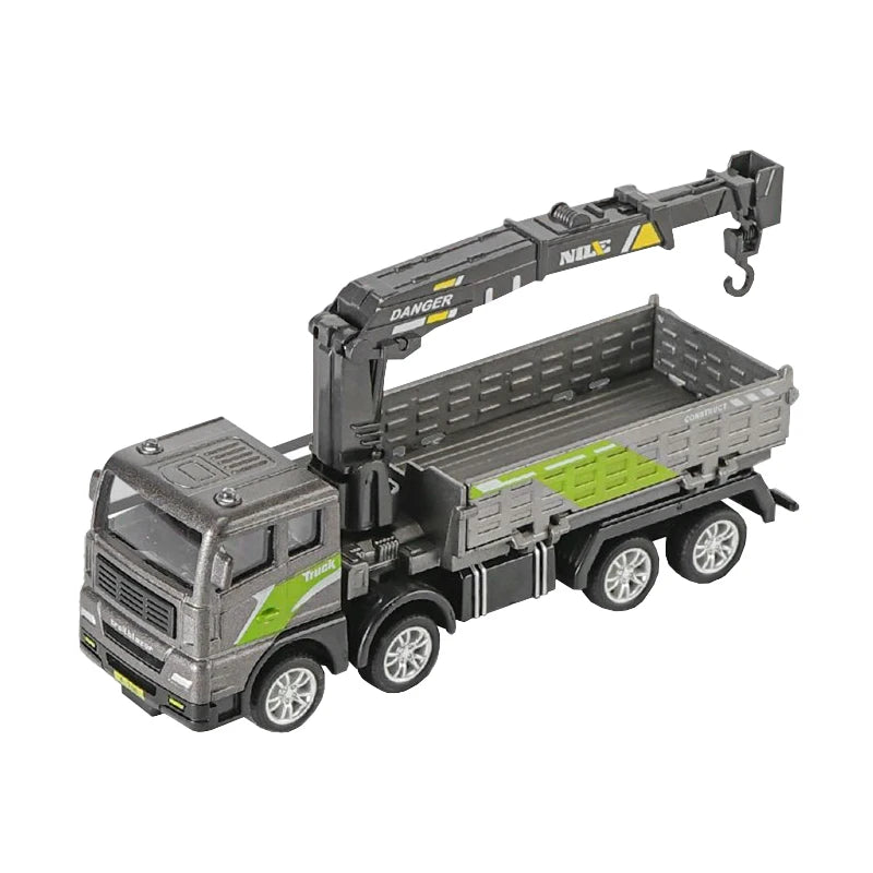1:50 Scale Die-Cast Construction Vehicle Toy – Truck, Excavator, Crane & More