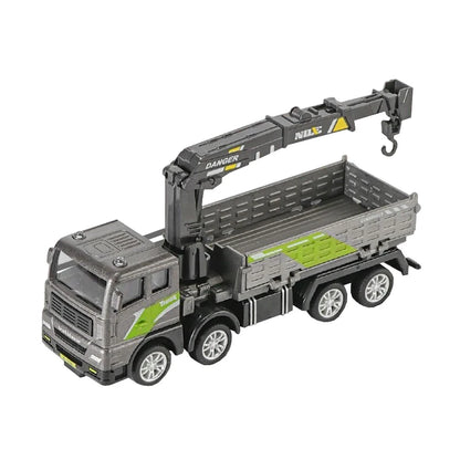 1:50 Scale Die-Cast Construction Vehicle Toy – Truck, Excavator, Crane & More