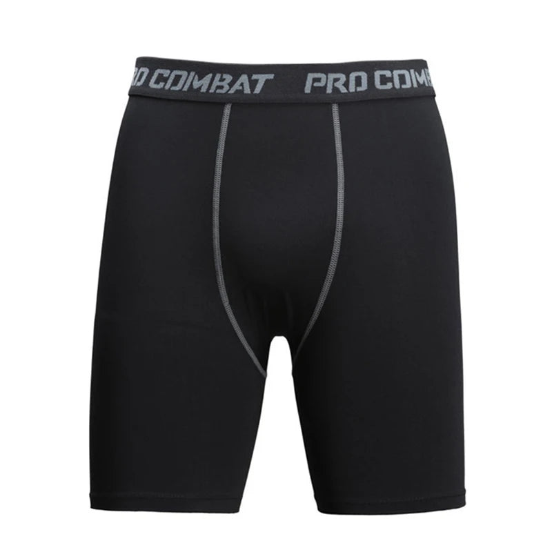 Men's Quick-Dry Compression Athletic Shorts – Moisture-Wicking Boxer Briefs