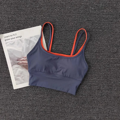 Women's Push-Up Sports Bra – Breathable Gym Crop Top